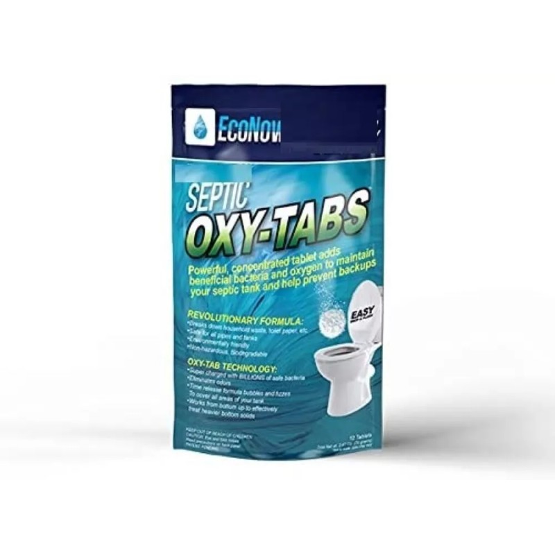 Ecolab 12ct. Oxy-Tabs PRO-STRENGTH SEPTIC TANK Cleaner/Treatm