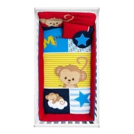 Chiqui Mundo Set Edredón Para Cuna Baby Monkey Chiquimundo