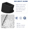 2PCS Silicone Seat Belt Buckle Holders - Non-Slip Fixer for