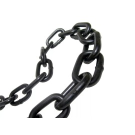Unbranded Black Powder Coated Chain 3/16" x 20' for Gate Safety Barrier Fence Swing Set