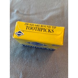 Diamond 250 Square/Round Tip Toothpicks (1-Pack)