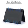 BlueSwan Compatible with MacBook Pro 13 inch Case 2022-2017 A2338