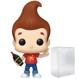 POP TV: Nick Rewind - Jimmy Neutron, Boy Genius Funko Vinyl Figure (Bundled with Compatible Box Protector Case), Multicolored, 3.75 inches