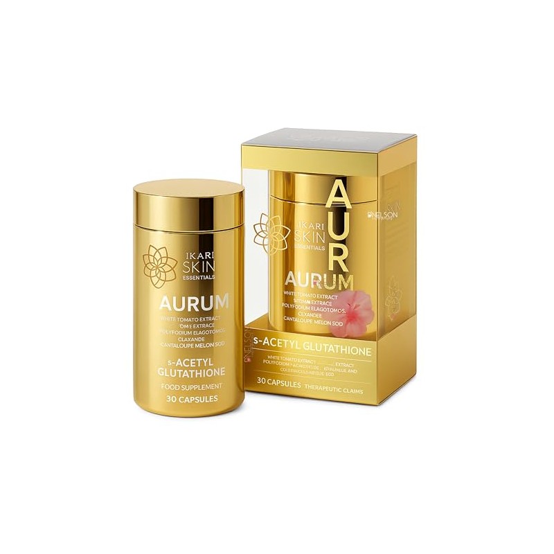 Hikari Skin Essentials Aurum S-Acetyl Glutathione - 30 Capsules