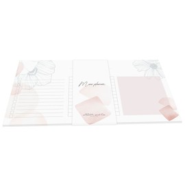 Clairefontaine Evanescence, 115977C Mini Planner 24 x 12 cm, 50 Sheets Printed and Removable, Ideal for Your Organisation, Pack of 1
