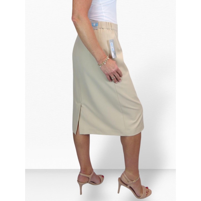 Paulo Due Lined Pencil Skirt for Women Smart Ladies Below