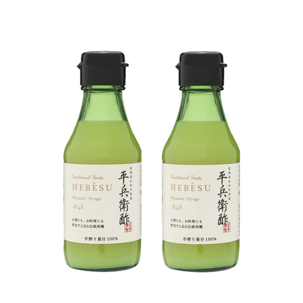 Hebesu Fruit Juice x 2, Straight 100%, 5.3 fl oz (150 ml), Made in Hyuga City, Miyazaki Prefecture, Kaku-chan Farm