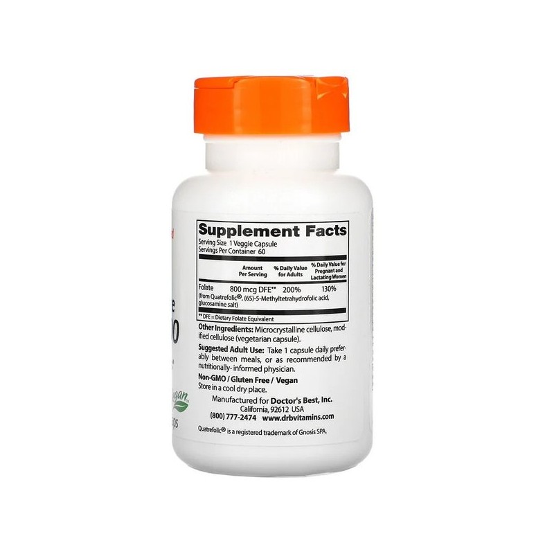 Dr. Best 닥터스 베스트 활성형 엽산 풀리 액티브 폴레이트 800mcg