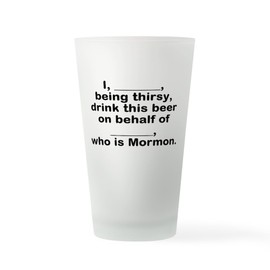 CafePress Ex Mormon Beer Pint Glass, 16 oz. Drinking Glass
