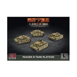 Panzer III Tank Platoon (x4 Plastic)