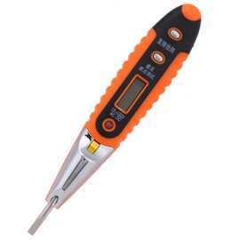 Contact Voltage Tester, Digital Electrical Voltage Tester 12-220 V AC/DC Inductive Electrical Tester with LED Display, Pen with Light
