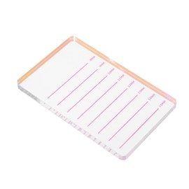 SAFIGLE 1Pc Eyelash Extension Tray Lightweight Grafting Platform for Lash Applications Comfortable Eyelash Cushion Pallet for Professionals Beginners for Beauty Salons