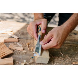 Kirschen 1071035 Short Chisel with White Beech Handle 35 mm