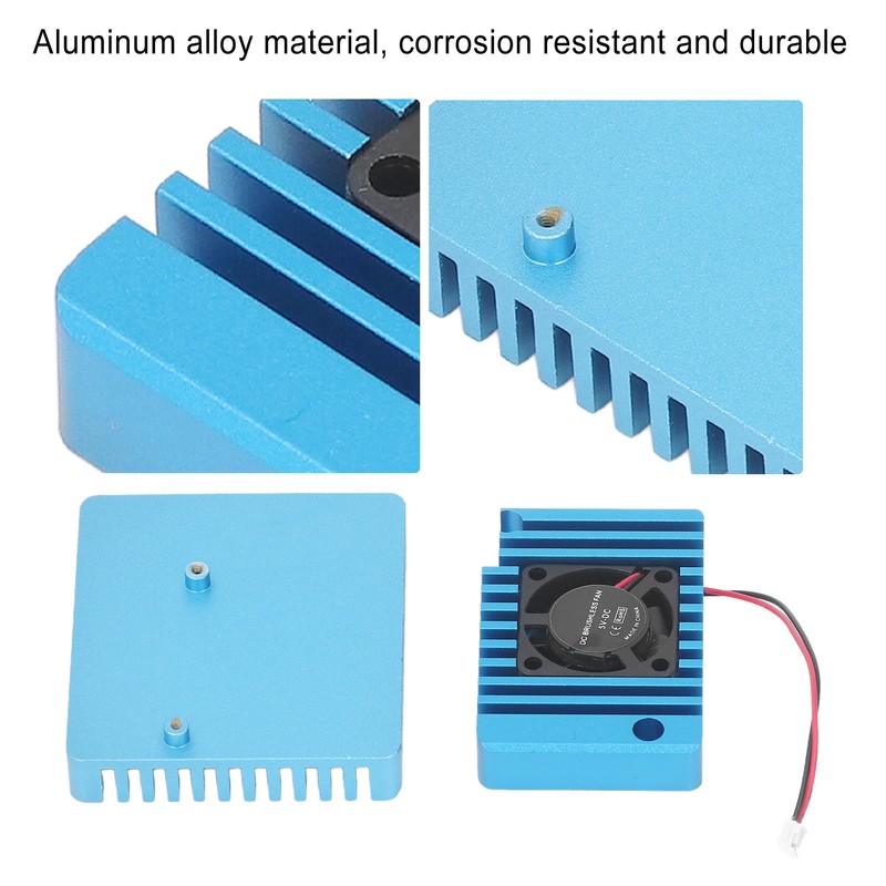 Router Cooling Shell Set Aluminum Alloy Heat Dissipation Enclosure Kit