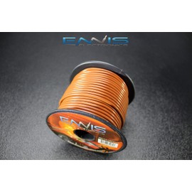 14 GAUGE WIRE TAN BY ENNIS ELECTRONICS 100 FT SPOOL PRIMARY AUTOMOTIVE AWG COPPER CLAD