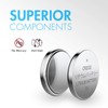 Tenergy 3V CR2032 Batteries, Lithium Button Coin Cell 2032 Battery,