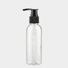Black Cap Dispenser Transparent 100ml Plastic Empty Bottle Refill Bottle Travel Cosmetic Container / 블랙캡 디스펜서 투명 100ml 플라스틱 공병 소분병 여행 화장품용기