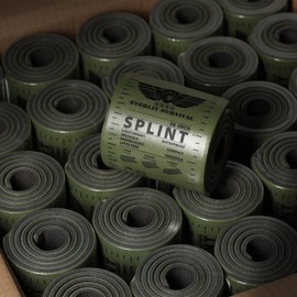 EVERLIT Survival 36 Inch Splint - Lightweight Reusable Combat Splint, Waterproof First Aid Medical Tactical Field Splint for Bone Fracture Treatment (36" Rolled)