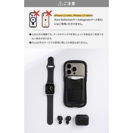 iFace MagSynq Card Wallet Compatible with MagSafe (Black) [Card Case, Slim Wallet, 2 Card Storage, MagSafe Compatible Wallet, Built-in Magnetic and Radio Prevention Sheet, Mini Pocket]