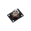 LC LICTOP 1/4 Inch Guitar Output Jack Plate, Black Metal