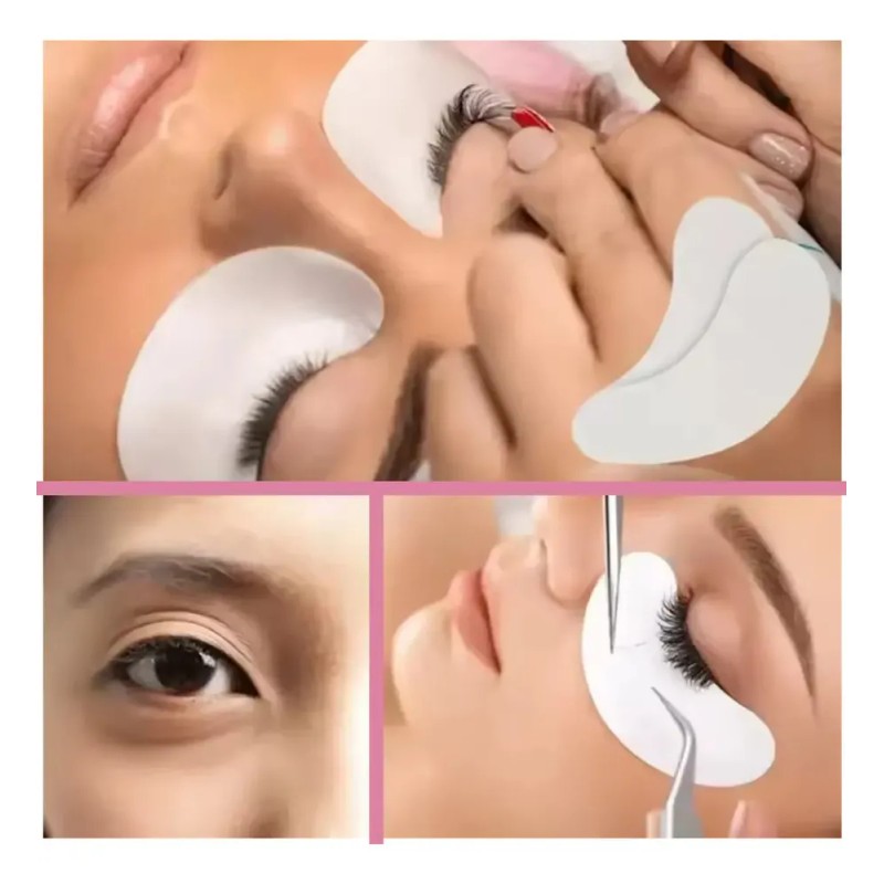Parches Con Gel Colágeno Para Extensiones De Pestañas 100 Pares
