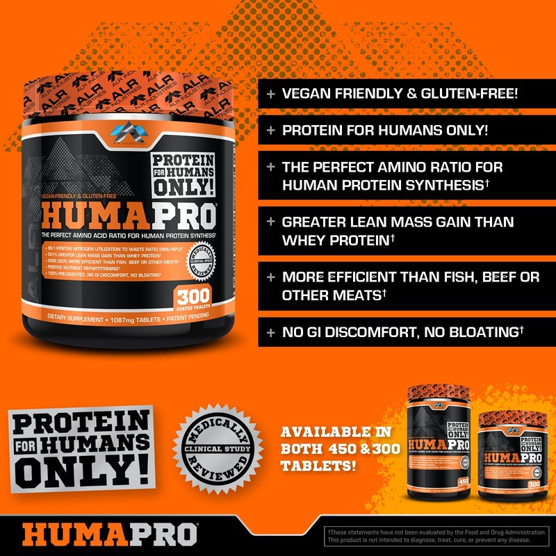 ALR Industries HumaPro Essential Amino Acid Formula | EAA Protein
