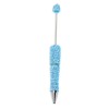 【P160】5pcs Beadable Pens in Solid Colors with Rhinestones and Flatback