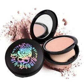 Malagna Cosmetics - Polvo compacto, base de maquillaje en polvo matificante Medrana