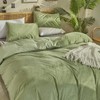 Houseri Sage Green Velvet Comforter Set Queen Fluffy Light Green