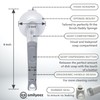 The Original Smiling Sponge Handle Soap Dispensing Handle by Smilyeez