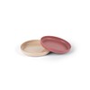 DANTOY - Tiny Biobased Plate Set - Nude & Ruby