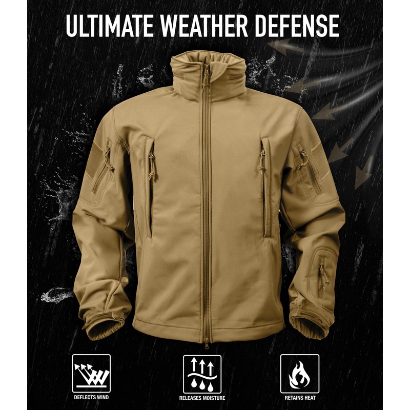 Rothco Special Ops Soft Shell Jacket - Tactical Cold and