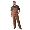 Liberty Men's Duck Bib Overall, Pecan, 36x30