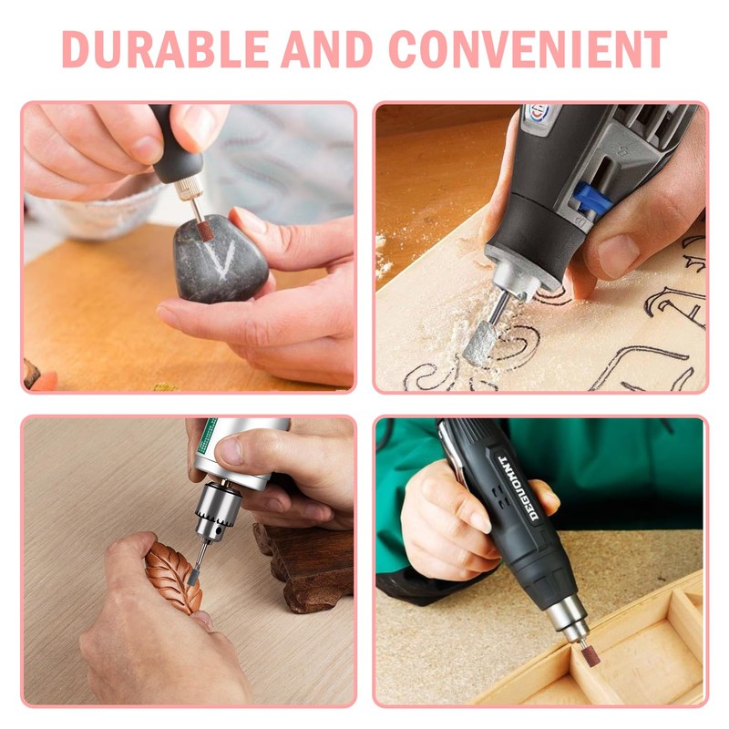 Batheidon Sanding Sleeve Set, Sanding Caps Nail Cutter, 248 Pieces