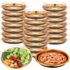 Yoiemivy 24 Pack Disposable Pie Carrier with Clear Lid, 9''