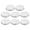 sourcing map 8pcs Aluminium Hollow Jar Lids 68mm Replacement Mason