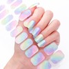 TailaiMei Semi Cured Gel Nail Strips - 20 Pcs Gel