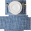 Euroca Cloth Placemats for Dining Table Woven Cotton Fabric Beautiful
