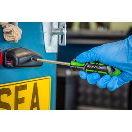 Sealey 33pc GripMAX® Screwdriver & Bit Set - Hi-Vis Green - AK4370HV