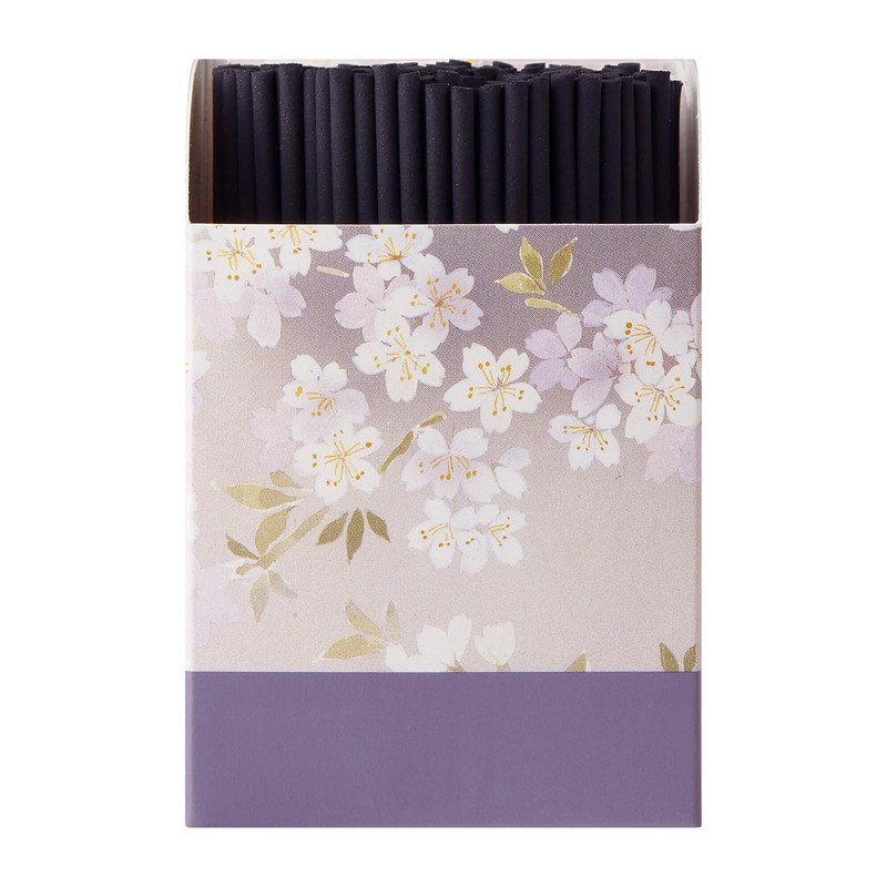 Uno Chiyo Incense Sticks, Light Ink Cherry Blossoms, Mini, Approx.