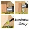 VBGURR 2 Pcs Sound Deadening Roller Wallpaper Tools for Car