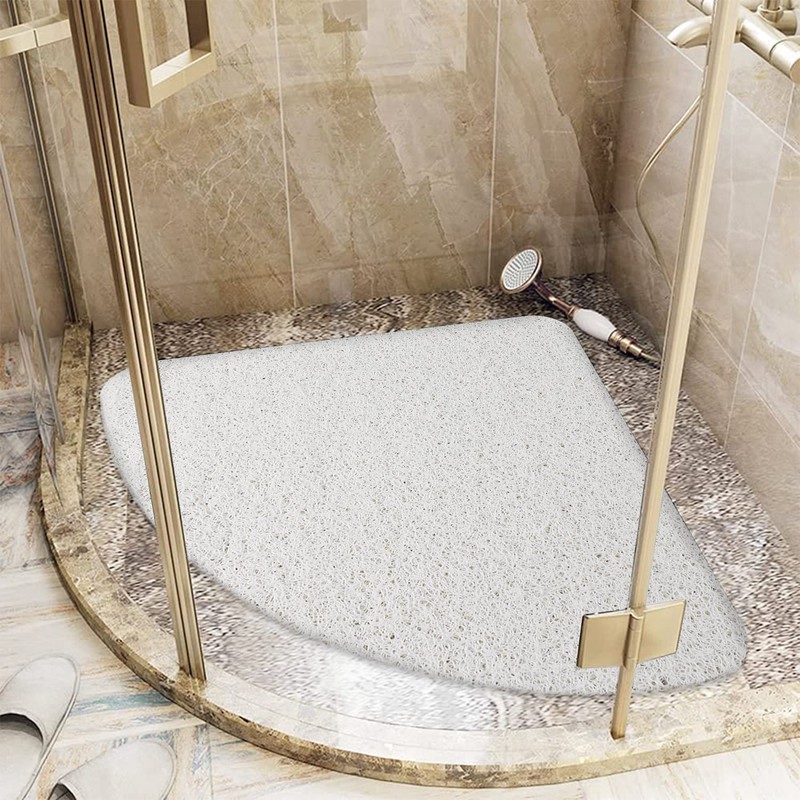 Corner Shower Mat 23.6" x 23.6"| Anti Mould Bath Anti-Slip