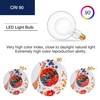 FLSNT Globe LED Large Edison Bulbs, 2700K Soft White, Dimmable,