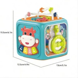 Cubo Didáctico De Actividades Montessori 6 En 1 Para Bebés