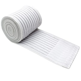 Cold Pack Strap, Elastic Belt to Wrap Cold Pack, Ice Pack Extender Strap, Add Length to Most Ice Pack, Multifunctional (White)