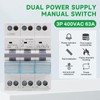 Switch 3P 63A Load Disconnect Dual Power Manual Transfer Isolating