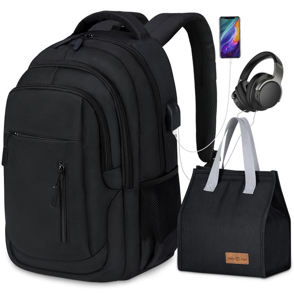 Mochila para Hombre y Mujer,15.6inch Mochila para Laptop con Puerto