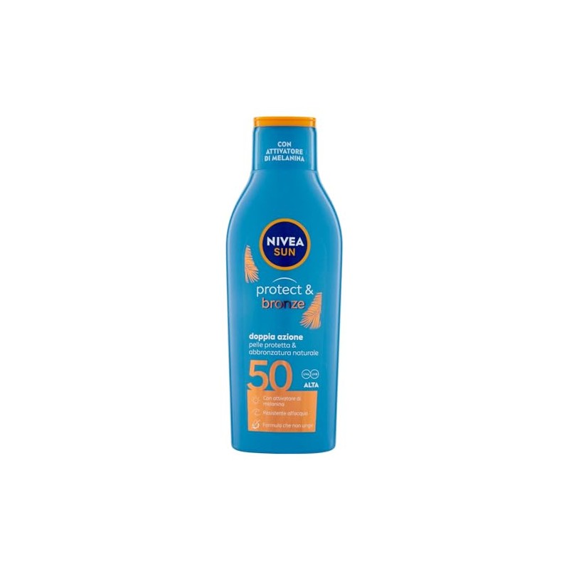 NIVEA SUN Protect & Bronze Sun Lotion FP 50 200