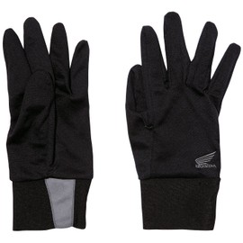 Honda WIND STOP 0SYES-R6C-KL 0SYES-R6C-KL Stretch Inner Gloves, Black, Large
