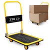 Mount-It! Folding Hand Truck Dolly Platform Truck, 330 lb Heavy